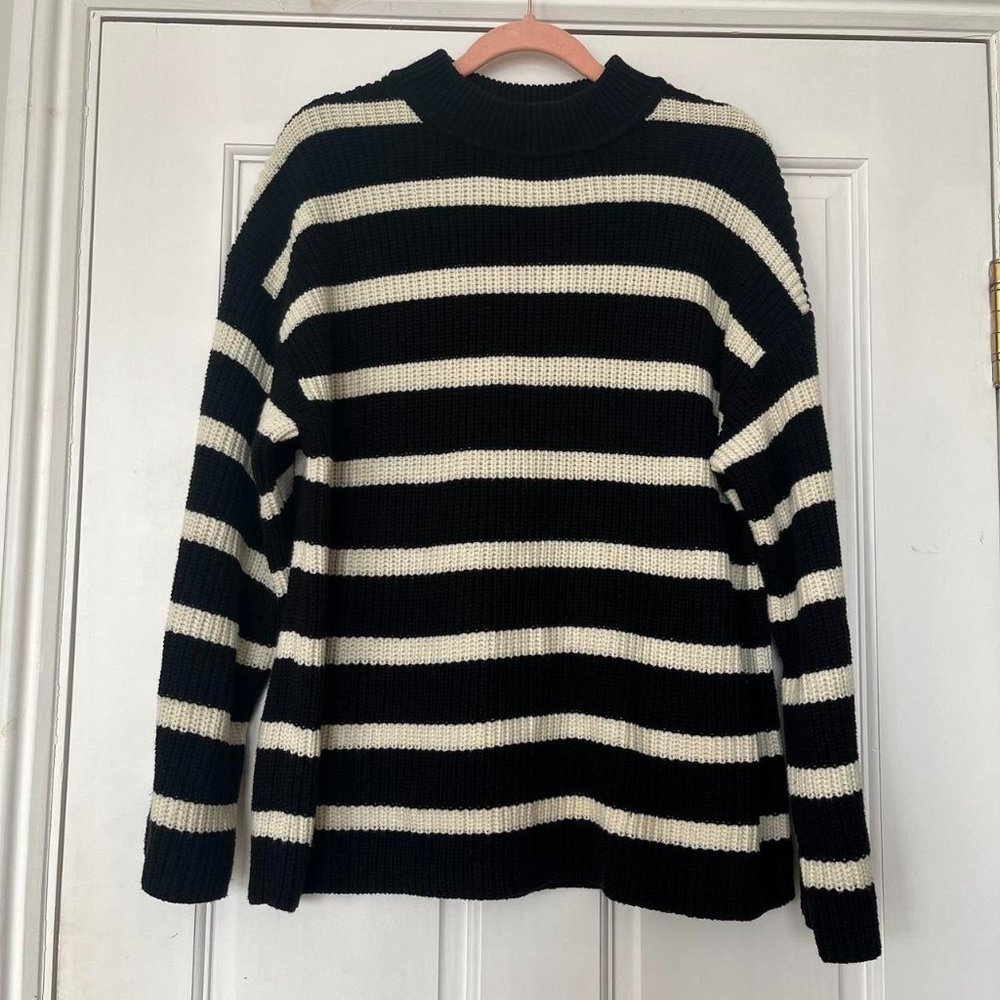 White and Black Jumper